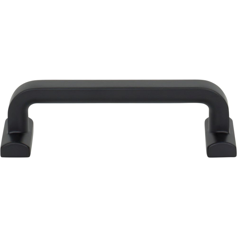 Top Knobs TK3162BLK Harrison Pull 3 3/4" Center to Center in Flat Black